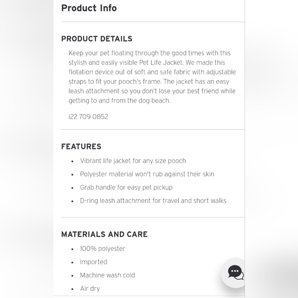 Eddie Bauer Pet Life Jacket, Reflective, Green and gray - Picture 7 of 7